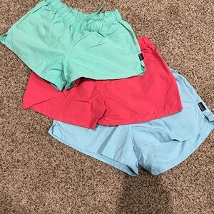 Patagonia Barely Baggies 2.5” shirts bundle